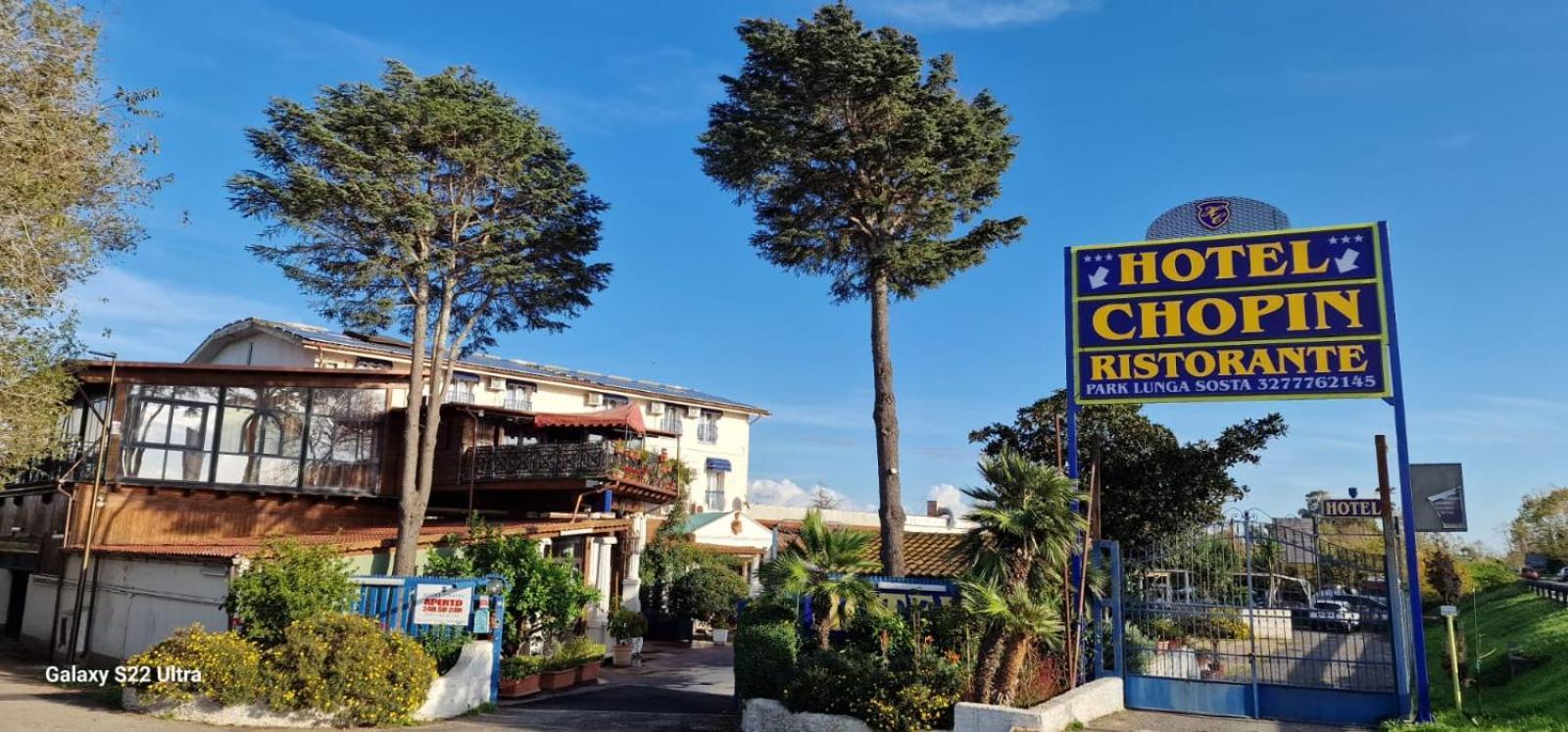Hotel Chopin Fiumicino Esterno foto