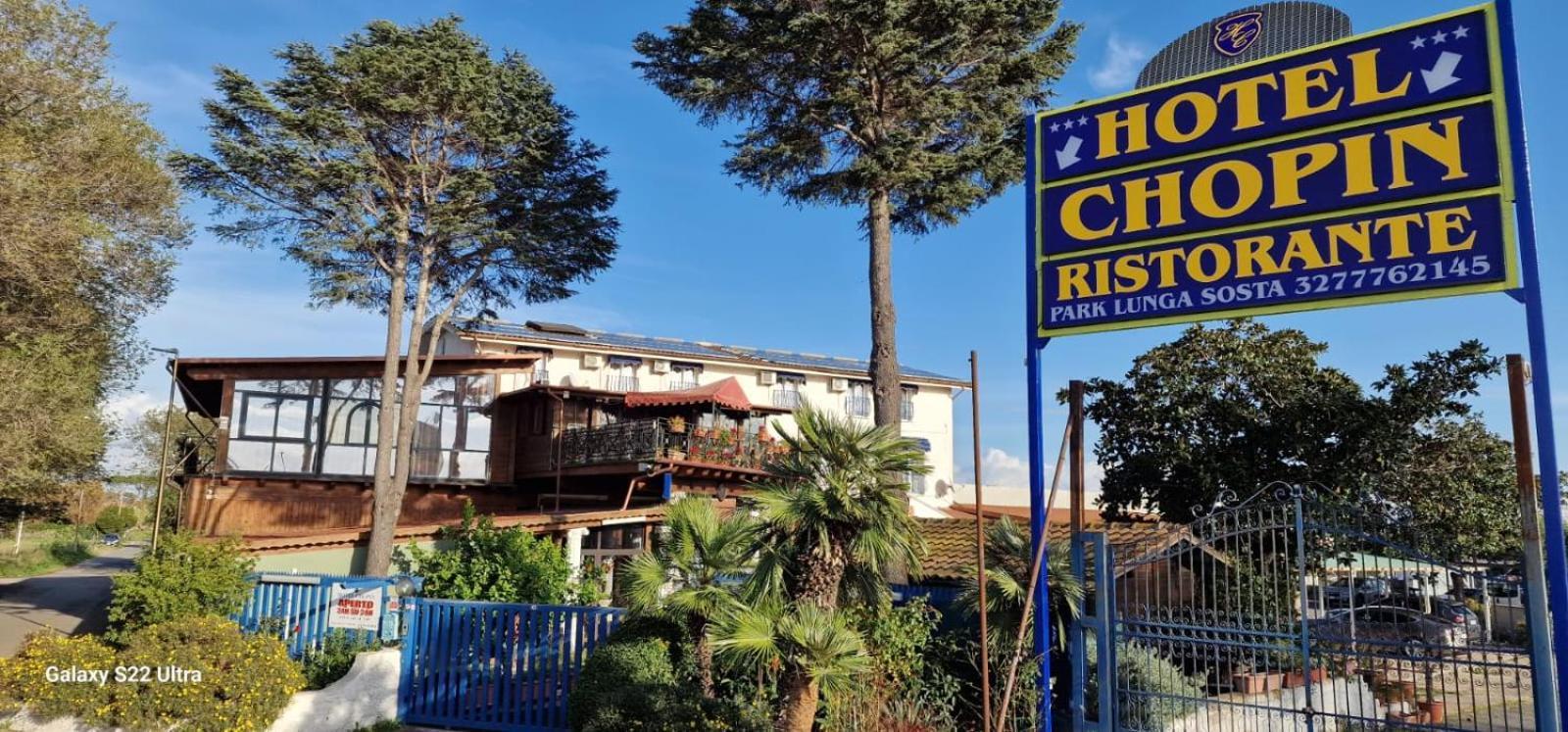 Hotel Chopin Fiumicino Esterno foto